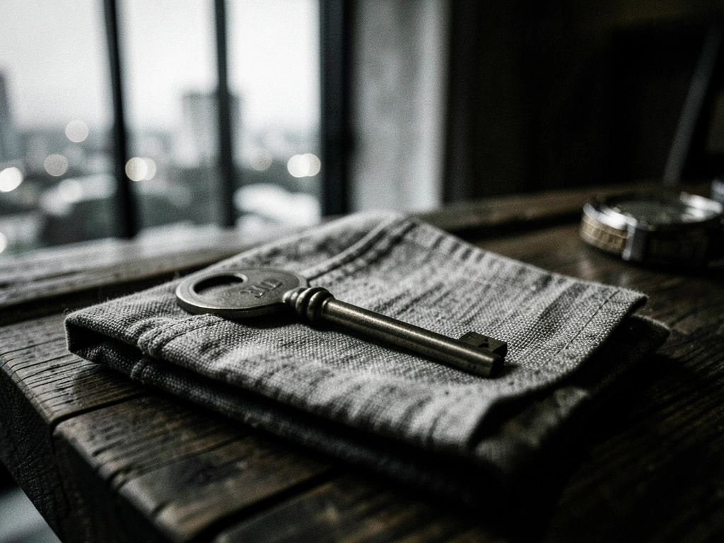 Close-up of sartorial craftsmanship representing professional discretion